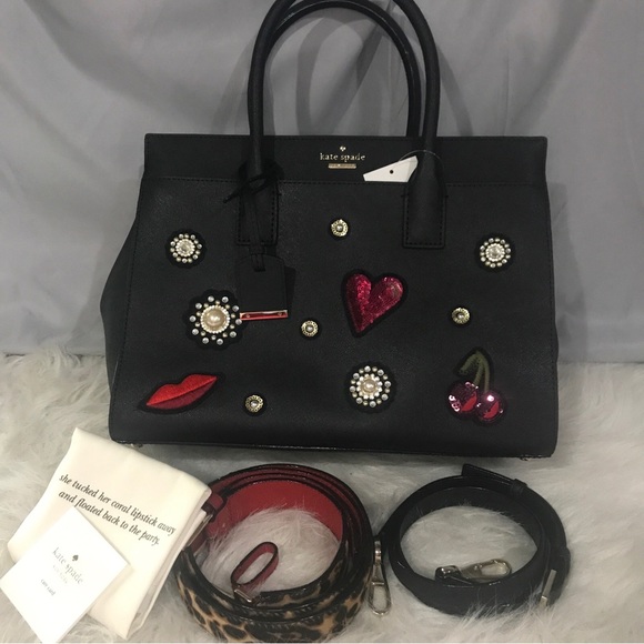 Kate Spade x Rodan + Fields Cameron Appliqué Saffiano Leather Tote Shoul… - Picture 15 of 15